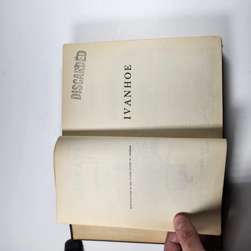 Ivanhoe A‎ Romance Sir Walter Scott Book League of America 1939